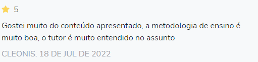 Depoimento real de aluno do SOS Vendas